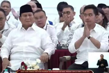 KPU Tetapkan Pasangan Prabowo-Gibran Presiden dan Wakil Presiden Terpilih 