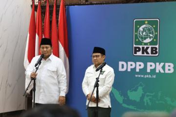 Prabowo Doakan Kemenangan Timnas U-23 Indonesia vs Korea Selatan 