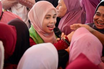 Hadiri Peringatan Isra Mikraj, Atikoh Doakan Ganjar Supaya Menjadi Presiden RI 