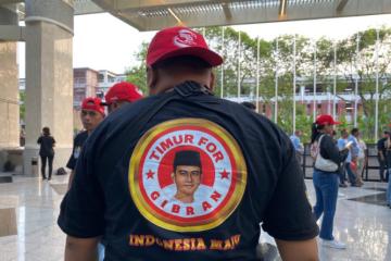 Jelang Debat Cawapres, Ratusan Pendukung Gibran padati JCC 