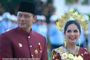 AHY-Annisa Pohan Raih Busana Terbaik pada Perayaan HUT ke-79 RI di IKN 