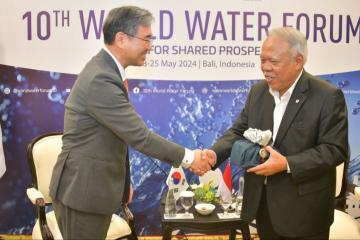 Pertemuan Bilateral dengan Korea Selatan, PUPR Dorong Percepatan Net Zero Water Supply Infrastructure Project di IKN