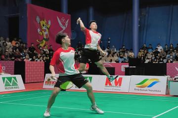 Pasangan Ganda Bulutangkis Beregu Putra Jateng Akui Ketatnya Persaingan di PON XXI