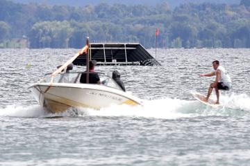 Atlet Putra Cabor Ski Air Wakesurf Berhasil Melaju ke Babak Final