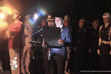 Presiden Jokowi Pimpin Apel Kehormatan dan Renungan Suci di Ibu Kota Nusantara