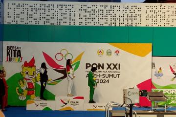 Vanessa Evato Pertajam Rekor PON di Nomor 100 M Gaya Dada Putri