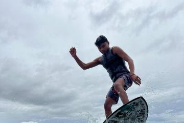 Tim Ski Air Riau Juara Umum di Pertandingan Ski Air PON XXI