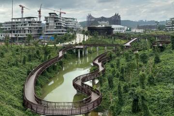 Presiden Jokowi Resmikan Plaza Seremoni Sumbu Kebangsaan IKN: Kota Yang Harmonis, Nyaman dan Damai