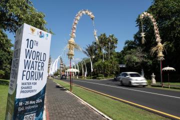 Penjor Sambut Tamu World Water Forum ke-10 di Bali