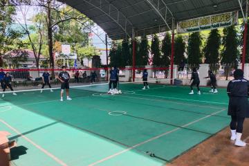 Berjalan Sengit, Takraw Kaltara Kalah dari Sulsel