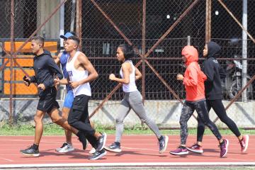 Persiapan Tim Atletik Jabar