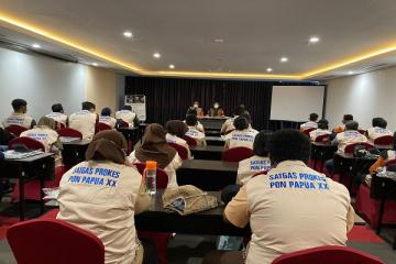 PON Papua, 110 Relawan Dapat Pembekalan Prokes