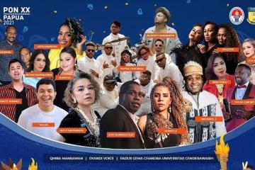 Deretan Artis Meriahkan Pembukaan PON XX Papua