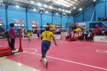 Kalahkan Sulbar, Takraw Gorontalo ke Perempat Final