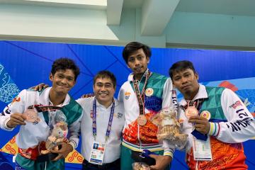 Polo Air Putra Papua Raih Medali Perunggu