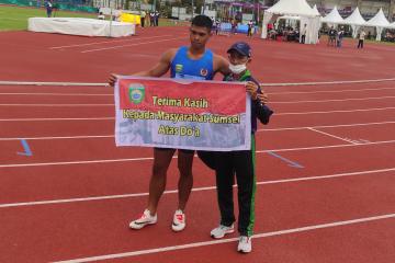 Emas Atletik Pertama Sumsel Dipersembahkan Anggota Paspampres