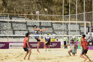 Voli Pasir Papua Satu Lolos Delapan Besar