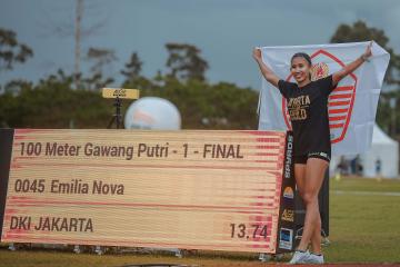 DKI Jakarta Pimpin Perolehan Medali Sementara Atletik