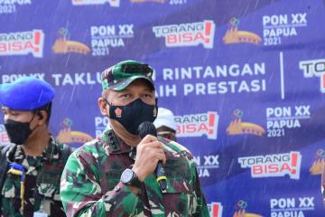 Kasau Tinjau Venue Gantole PON XX Papua