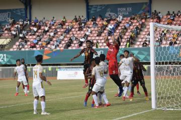 Sepakbola Papua kalahkan Aceh, Skor Tipis 1-0