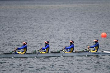 Jabar Raih Medali Emas Dayung Rowing W4X