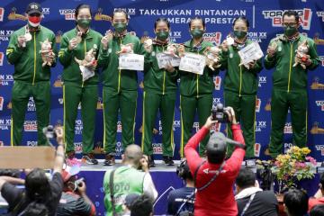 Jatim Juara Beregu Puteri Bulutangkis PON Papua