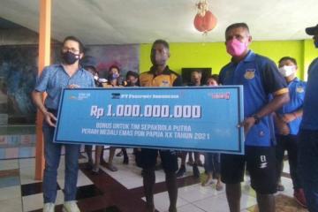PTFI Berikan Bonus Rp1M Untuk Sepakbola Papua