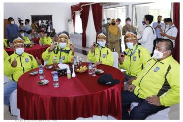 Skuad Nusa Tenggara Barat di Peparnas XVI